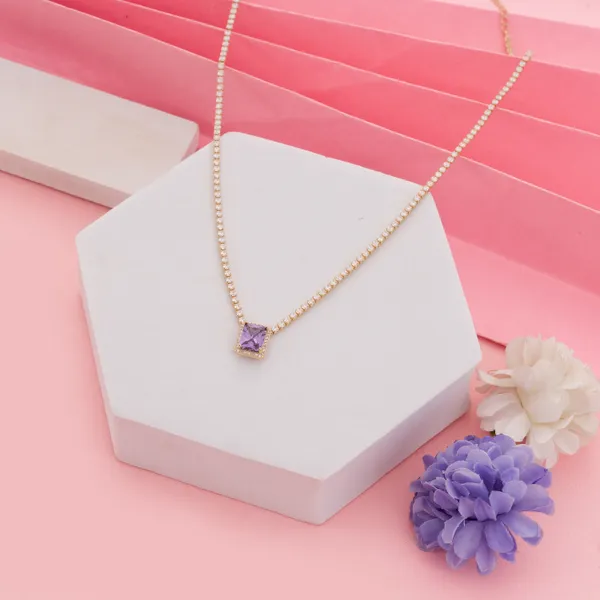 Purple_Stainless_Steel_Gem_Lariat_Necklace_For_Women