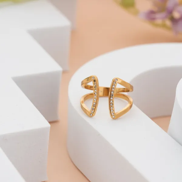 Golden_Stainless_Steel_Sleek_Dual_B_Ring_For_Women