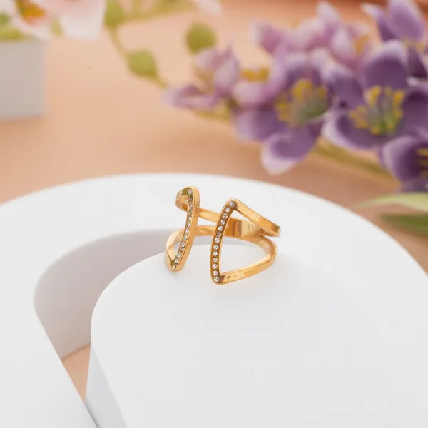 Golden_Stainless_Steel_Sleek_Dual_B_Ring_For_Women