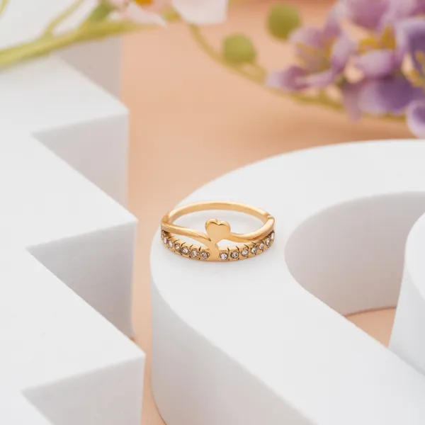 Golden_Stainless_Steel_Mini_Heart_Zirconia_Ring_For_Women