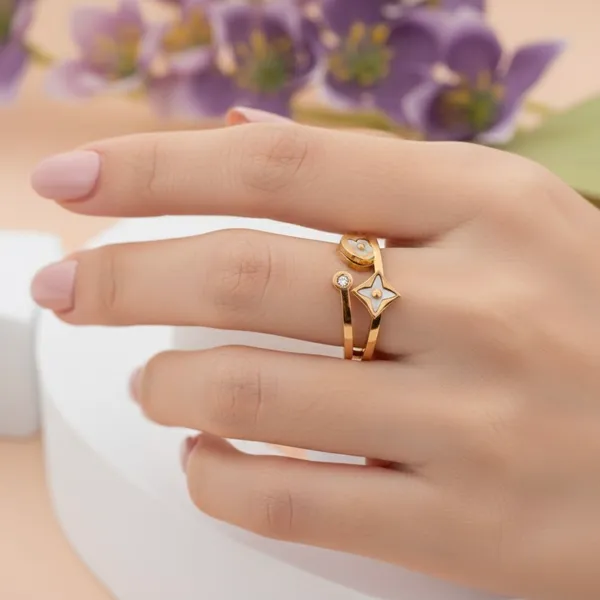 Golden_Stainless_Steel_Sparkling_Zirconia_Ring_For_Women