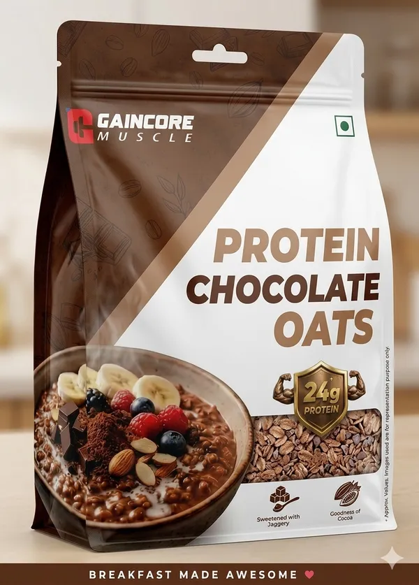 Gain_Core_High_Protein_Oats,_Gluten_Free,_Dark_Chocolate_Pouch