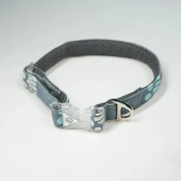 Light_Blue_Super_Light_Weight_Collars_With_Adjustable_Length_And_Led_Snap_Buckles
