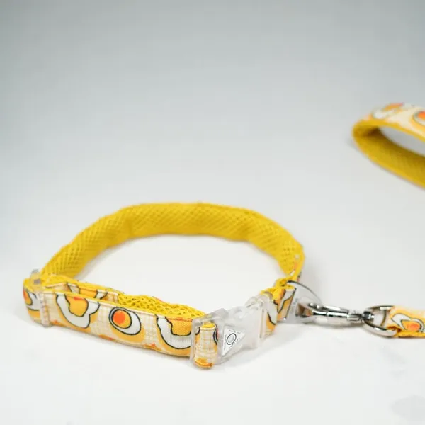 Yellow_Super_Light_Weight_Collars_With_Adjustable_Length_And_Led_Snap_Buckles