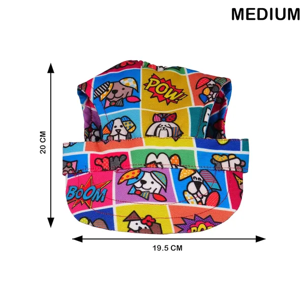 Multicolor_Cotton_Outdoor_Sport_Sun_Protection_Baseball_Cap_For_Male_&_Female_Dogs