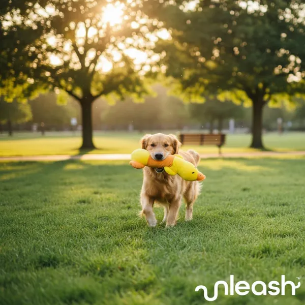 Yellow_Pet_Interactive_Plush_Toys,_Teething_Training_Pet_Toys