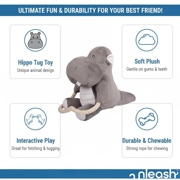Grey_Plush_Hippo_Dog_Toy_With_Rope,_And_,_Soft_Stuffed_Animal_Pet_Toy