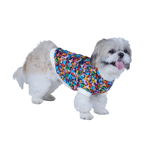 Multicolor_Puzzle_Theme_T-Shirt_For_Dog