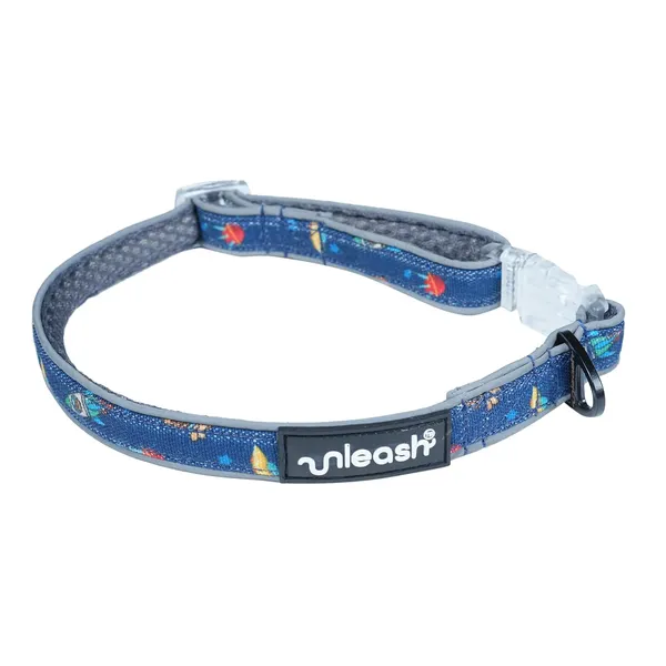 Blue_Adjustable_Dog_Collar_With_Led_Snap_Buckles,_Ideal_Dogs_Belt_For_Large_Dogs
