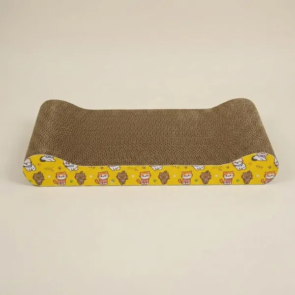 Dark_Brown_Recycled_Paper_Corrugated_Scratch_Pad_For_Cats_And_Kittens
