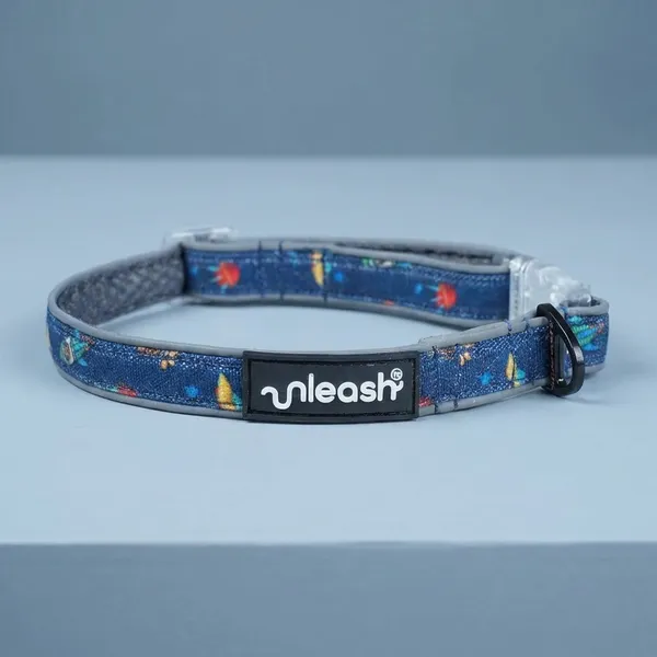 Blue_Adjustable_Dog_Collar_With_Led_Snap_Buckles,_Ideal_Dogs_Belt_For_Large_Dogs