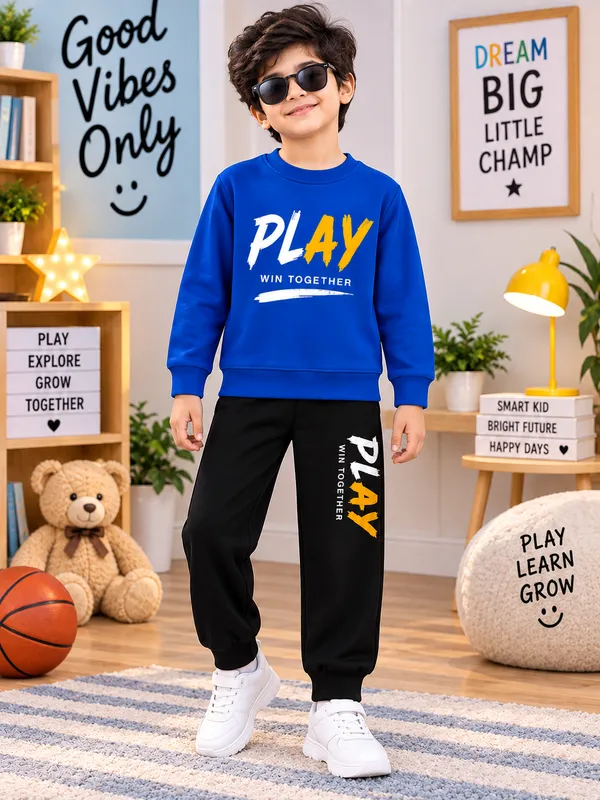 Boys_Blue_PLAY_Printed_Sweatshirt_with_Black_Jogger_Set