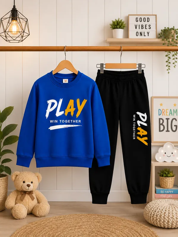 Boys_Blue_PLAY_Printed_Sweatshirt_with_Black_Jogger_Set