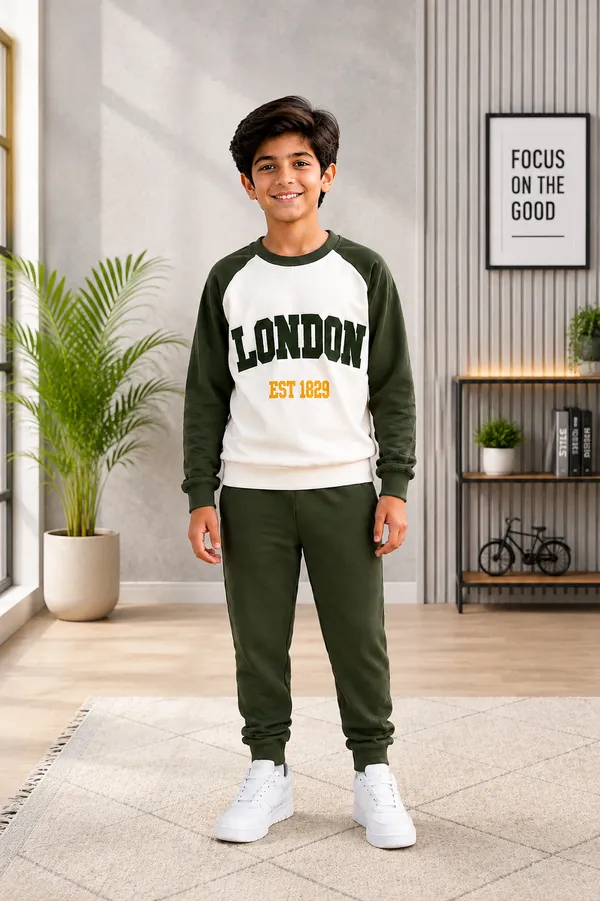 London_Varsity_Boys_Sweatshirt_&_Jogger_Set_–_green_&_White