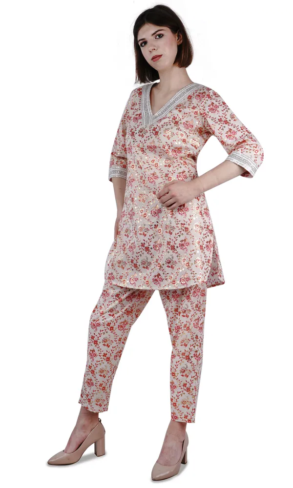 White_Elegant_Design_Cotton_Co-Ord_Set_For_Women