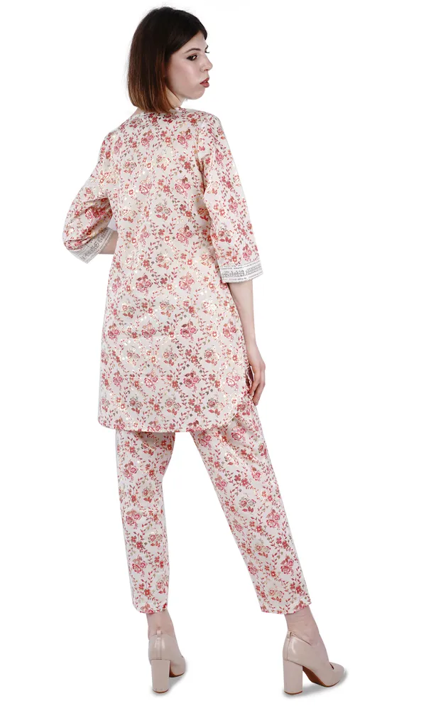 White_Elegant_Design_Cotton_Co-Ord_Set_For_Women