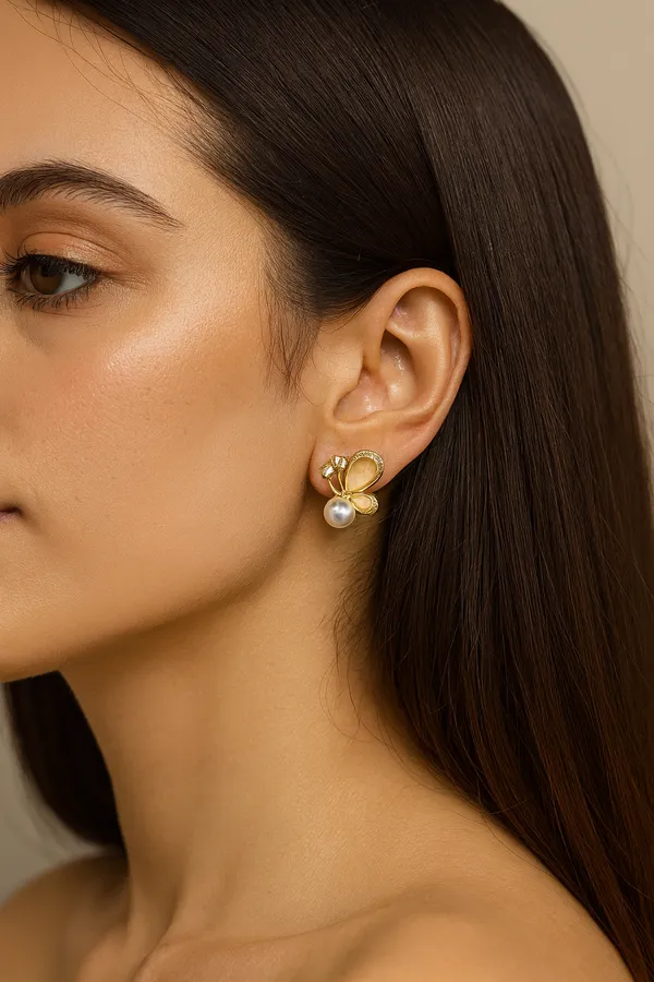 Golden_color_Butterfly_Earrings_For_Women