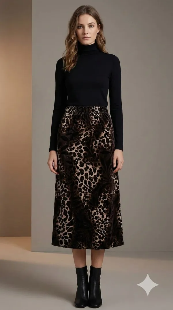 Leopard_Brown_and_black_skirt