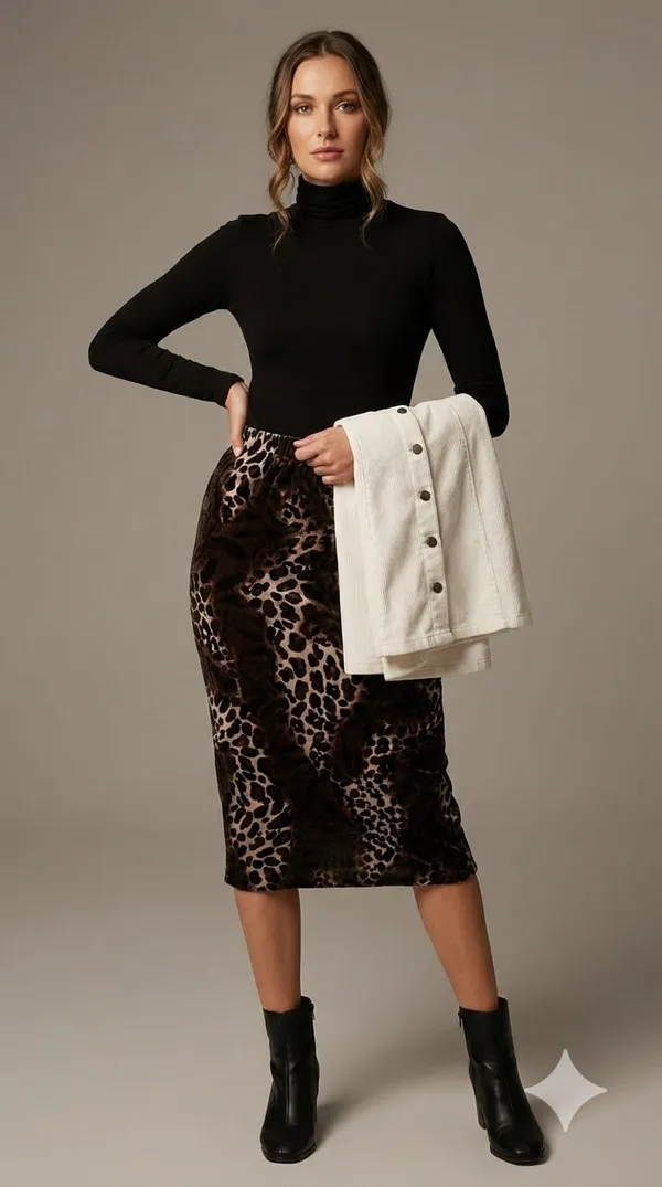 Leopard_Brown_and_black_skirt