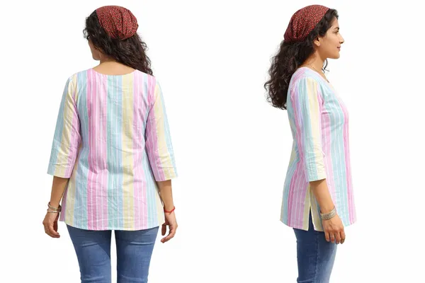Multicolor_A-Line_Short_Kurti