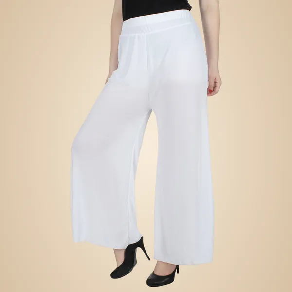 White_Hosiery_Palazzo_For_Women