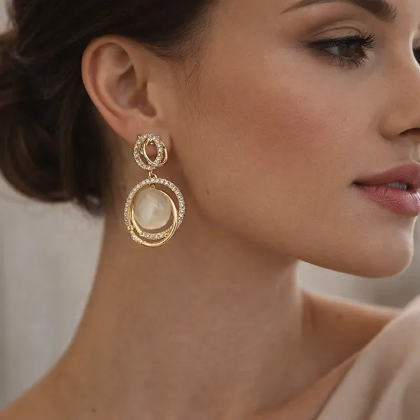 Stone_Rose_Gold_Earrings_For_Women