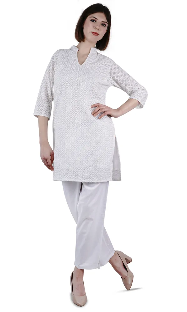 White_Elegant_Design_Cotton_Co-Ord_Set_For_Women