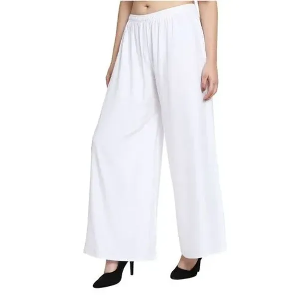 White_Hosiery_Palazzo_For_Women
