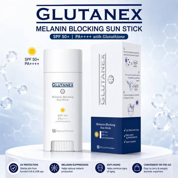 GLUTANEX_Melanin_Blocking_Sun_Stick_SPF_50+_PA++++