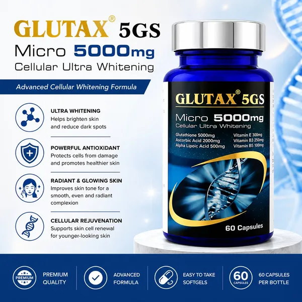 Glutax_5GS_Micro_5000mg_Cellular_Ultra_Whitening_Softgels
