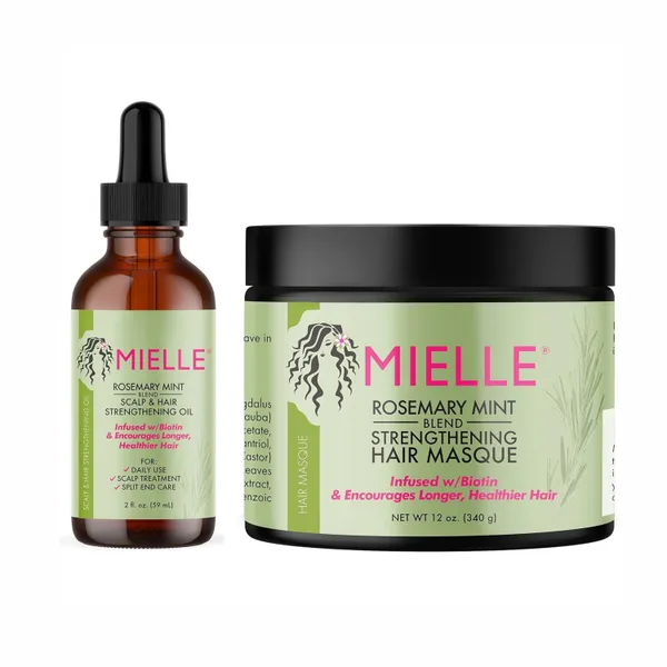 Mielle_Bundle_Rosemary_Mint_Scalp_&_Hair_Strengthening_Oil_59_ML_&_Rosemary_Mint_Strengthening_Hair_Masque_340_Gram