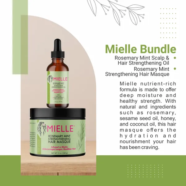 Mielle_Bundle_Rosemary_Mint_Scalp_&_Hair_Strengthening_Oil_59_ML_&_Rosemary_Mint_Strengthening_Hair_Masque_340_Gram