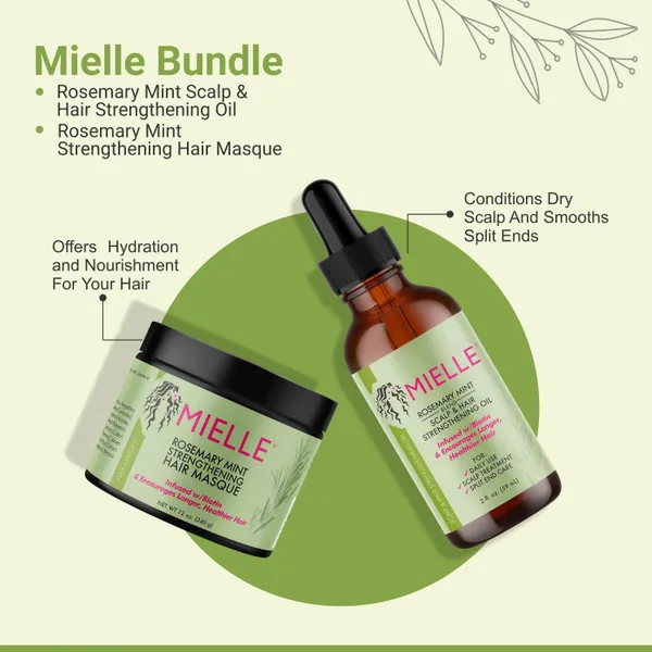 Mielle_Bundle_Rosemary_Mint_Scalp_&_Hair_Strengthening_Oil_59_ML_&_Rosemary_Mint_Strengthening_Hair_Masque_340_Gram