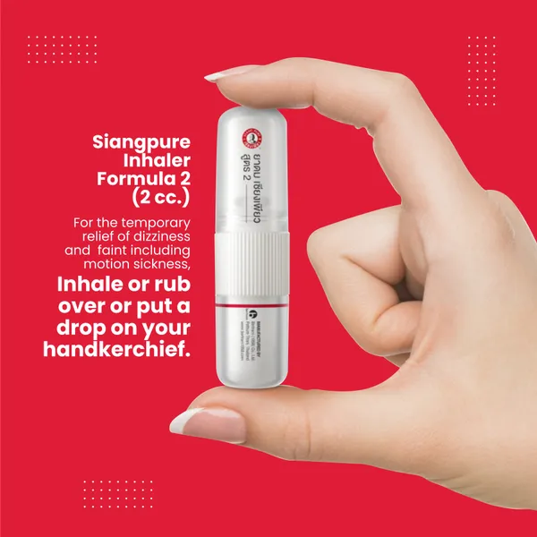 SIANG_PURE_Nasal_Relief_Inhaler_2_in_1_Inhaler_|Refreshing_And_Aroma_Oil_Stick_For_Relief_Of_Nasal_Congestion_And_Vertigo