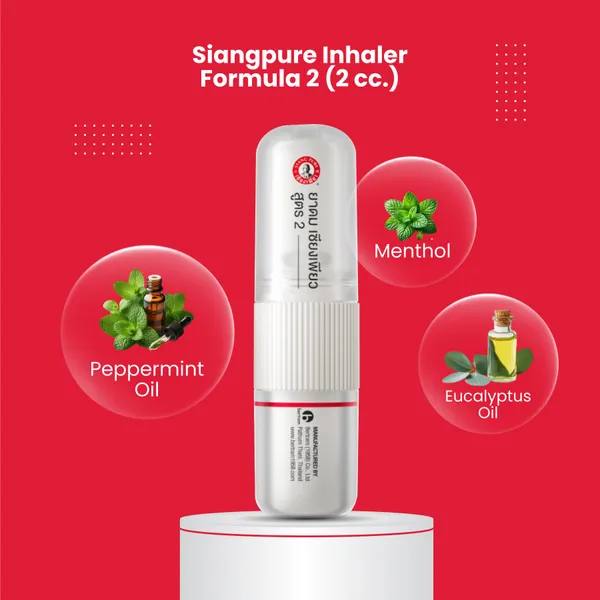 SIANG_PURE_Nasal_Relief_Inhaler_2_in_1_Inhaler_|Refreshing_And_Aroma_Oil_Stick_For_Relief_Of_Nasal_Congestion_And_Vertigo