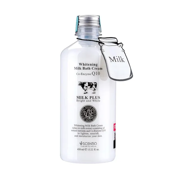 Scentio_Milk_Plus_Organic_Whitening_Body_Wash_&_Moisturizer_(Cream)_(Made_In_THAILAND)._Shower_Gel_excellent_for_dry_skin._2-in-1_Wash_and_Moisturize_450_ML