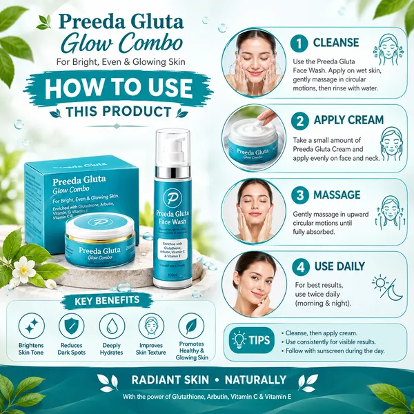 Preeda_Gluta_Fast_Cream_Brightening_Original_with_Preeda_Facewash_Combo_with_Security_Seal_&_Code