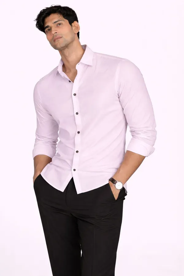 Black_Satin_Checkered_Shirt_And_Soft_Pink_Linen_Premium_Shirt_For_Men_Pack_Of_2