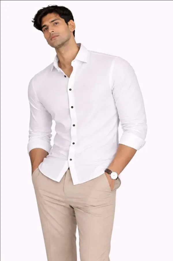 White_Premium_Shirt_For_Men