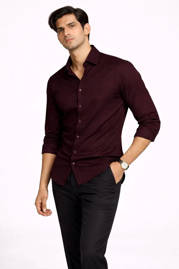 Dark_Wine_Premium_Shirt_For_Men