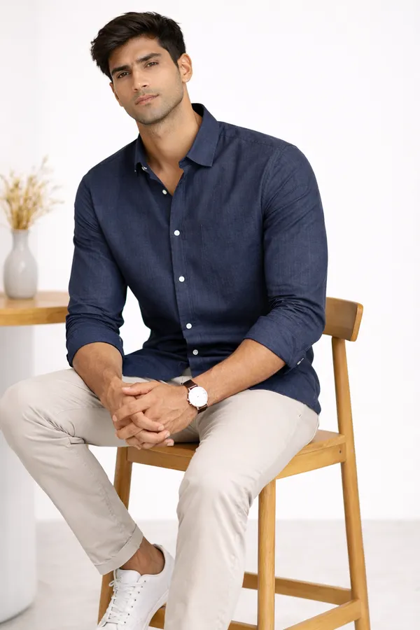 Navy_Premium_Shirt_For_Men