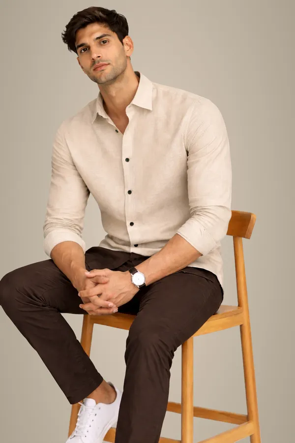 Beige_Premium_Shirt_For_Men