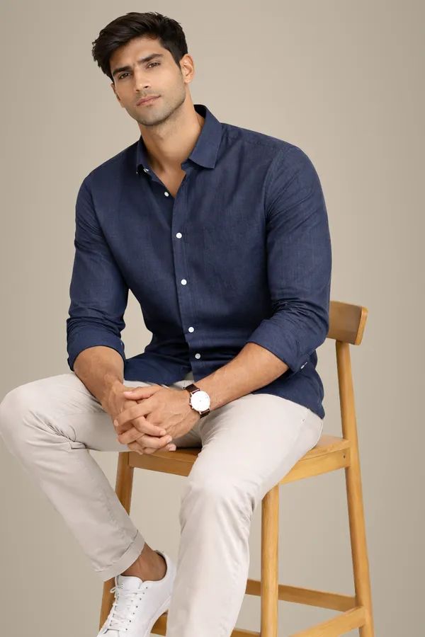 Navy_Premium_Shirt_For_Men