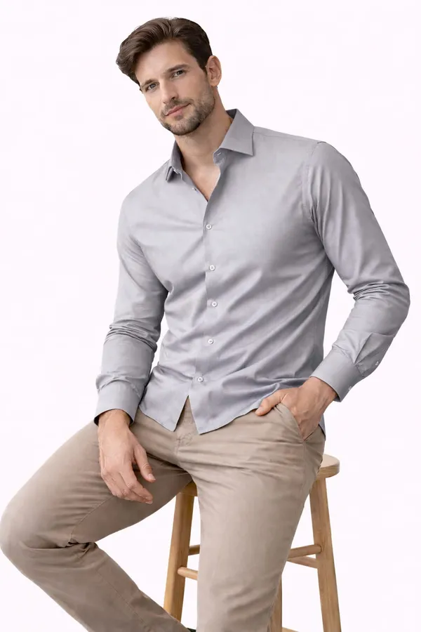 Grey_Premium_Shirt_For_Men