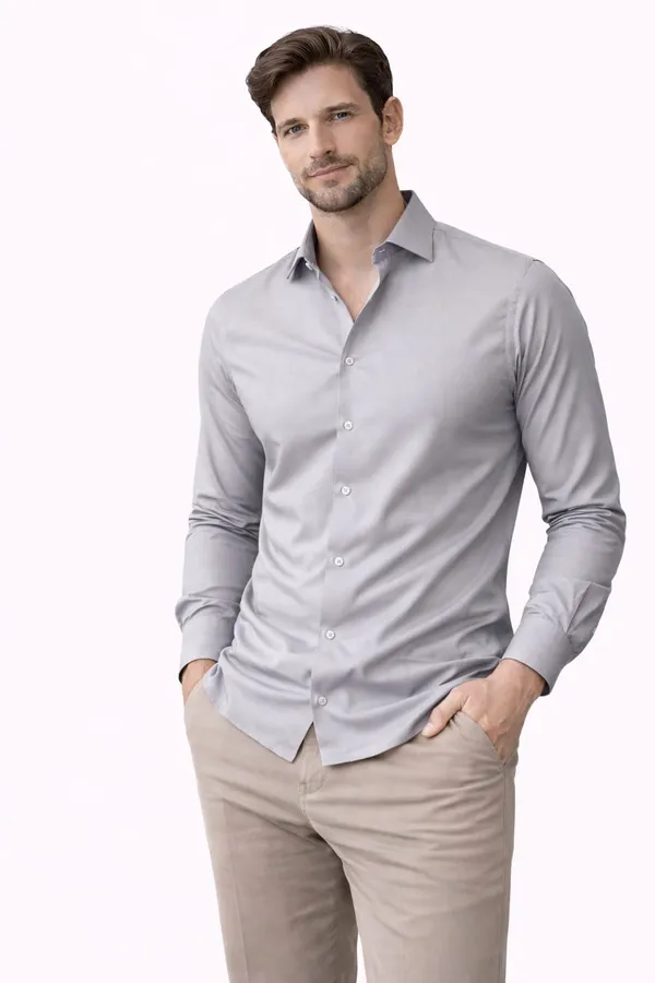Grey_Premium_Shirt_For_Men
