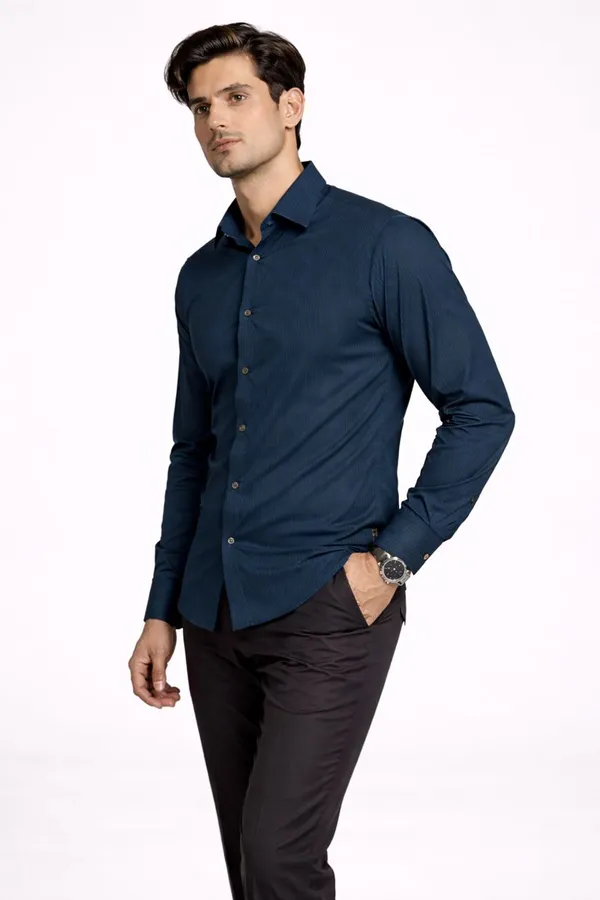 Tealblue_Premium_Shirt_For_Men