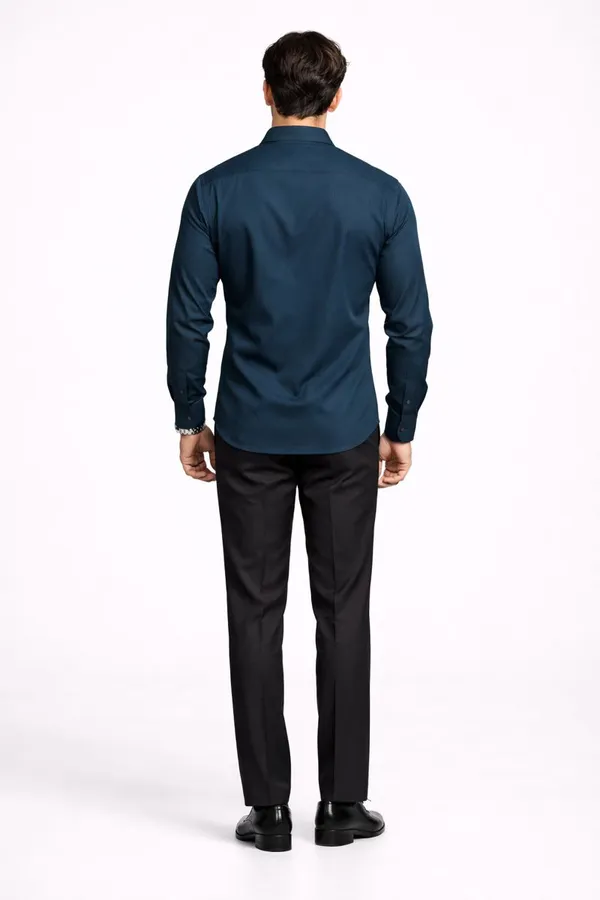 Tealblue_Premium_Shirt_For_Men