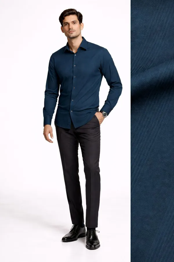 Tealblue_Premium_Shirt_For_Men