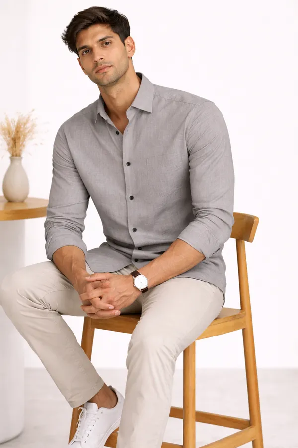 Grey_Premium_Shirt_For_Men