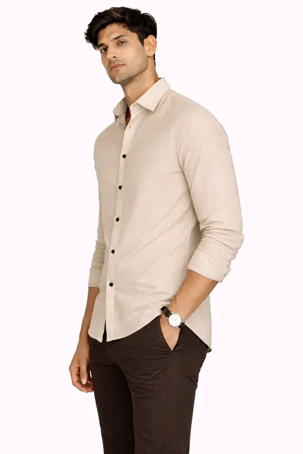 Beige_Premium_Shirt_For_Men